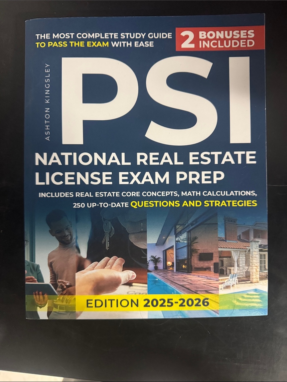 PSI National Real Estate License Exam Prep - Blue Cover